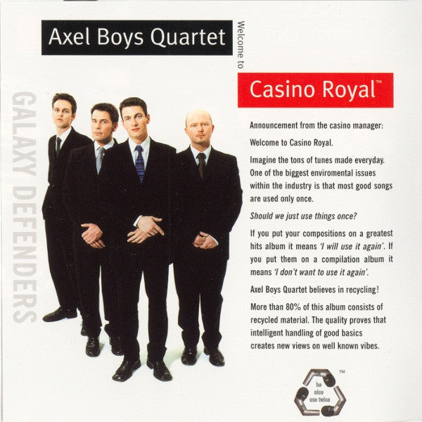 The Axel Boys Quartet : Casino Royal (CD, Album, Enh)