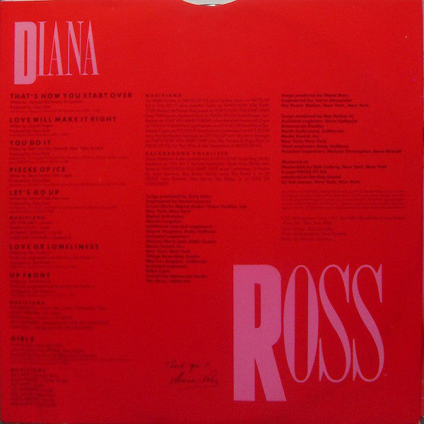 Diana Ross : Ross (LP, Album)