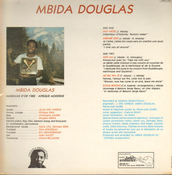 Douglas Mbida : Mot Mfob (LP)