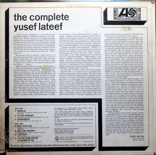 Yusef Lateef : The Complete Yusef Lateef (LP, Album, RE)