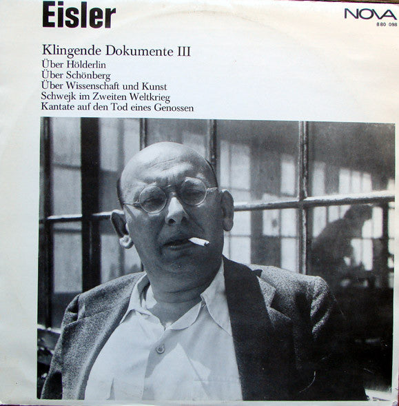 Hanns Eisler : Klingende Dokumente III (LP, Mono)