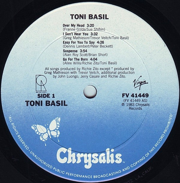 Toni Basil : Toni Basil (LP, Album, Pit)