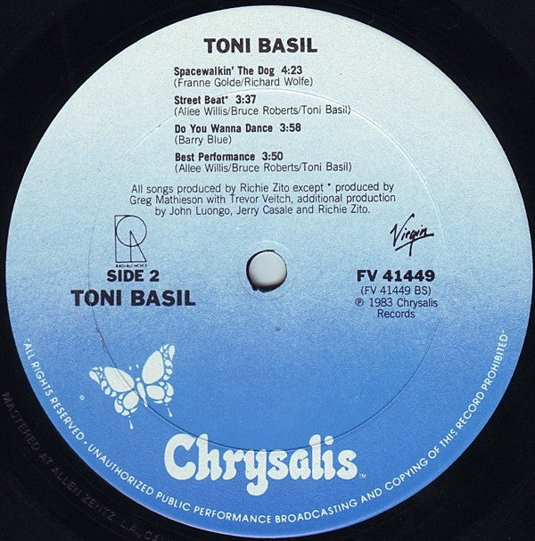 Toni Basil : Toni Basil (LP, Album, Pit)