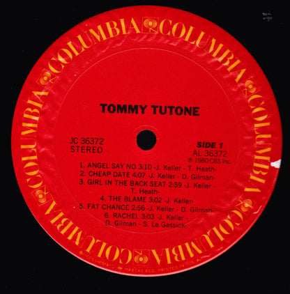 Tommy Tutone : Tommy Tutone (LP, Album)