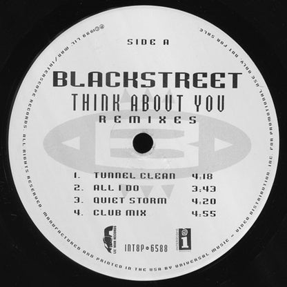 Blackstreet : Think About You (Remixes) (12", Promo)