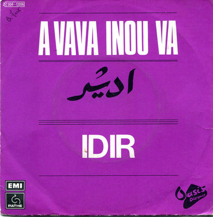 Idir = Idir : A Vava Inou Va (7", Single, Mono)