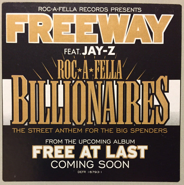 Freeway : Roc-A-Fella Billionaires (12", Single, Promo)