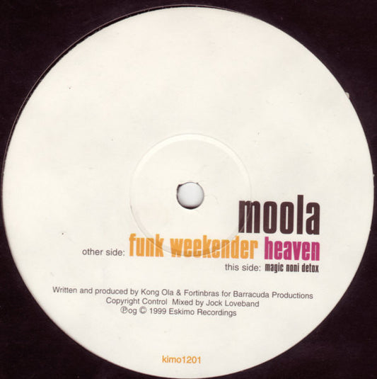 Moola : Funk Weekender Heaven (12")