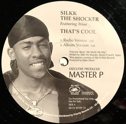 Silkk The Shocker Featuring Trina : That's Cool (12", Promo)