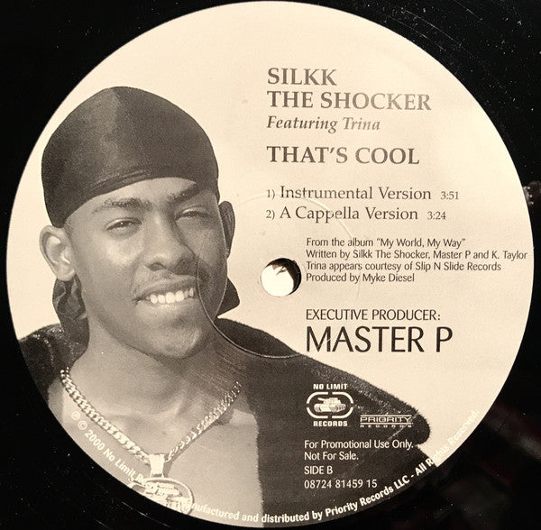 Silkk The Shocker Featuring Trina : That's Cool (12", Promo)