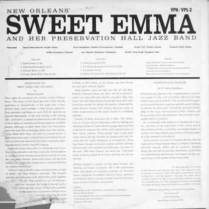 Sweet Emma And Her Preservation Hall Jazz Band : New Orleans' Sweet Emma And Her Preservation Hall Jazz Band (LP, Album, RE)