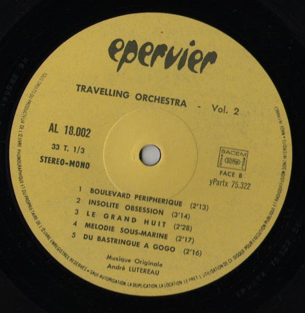 Lucien Lavoute Et Son Orchestre : Travelling Orchestra (Volume 2) (LP)