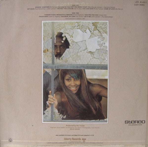 Ike & Tina Turner : Workin' Together (LP, Album)