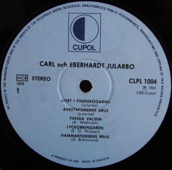 Carl Jularbo : Top 10 (LP)