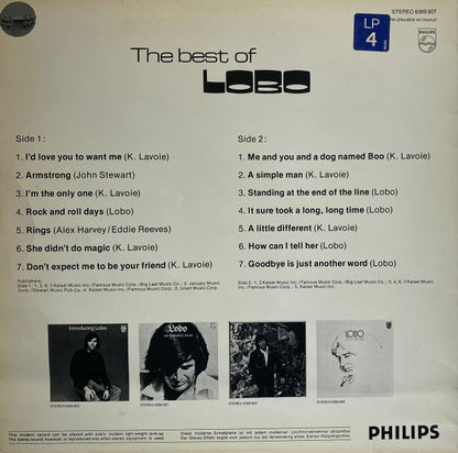 Lobo (3) : The Best Of Lobo (LP, Comp)