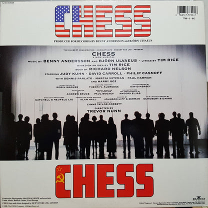 "Chess" Original Broadway Cast : Chess (Original Broadway Cast Recording) (LP, Album)