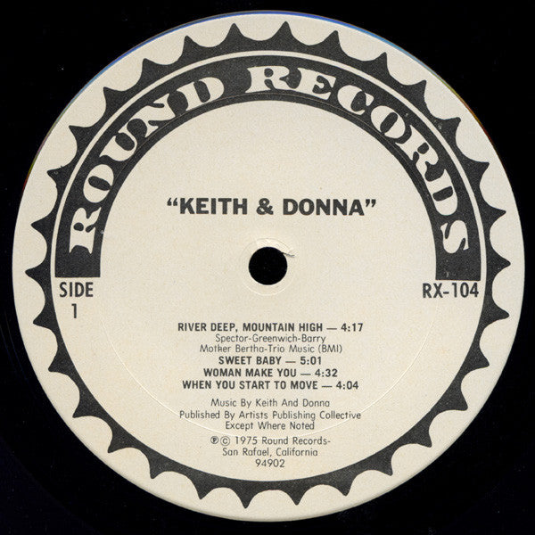 Keith Godchaux & Donna Godchaux : Keith & Donna (LP, Album)