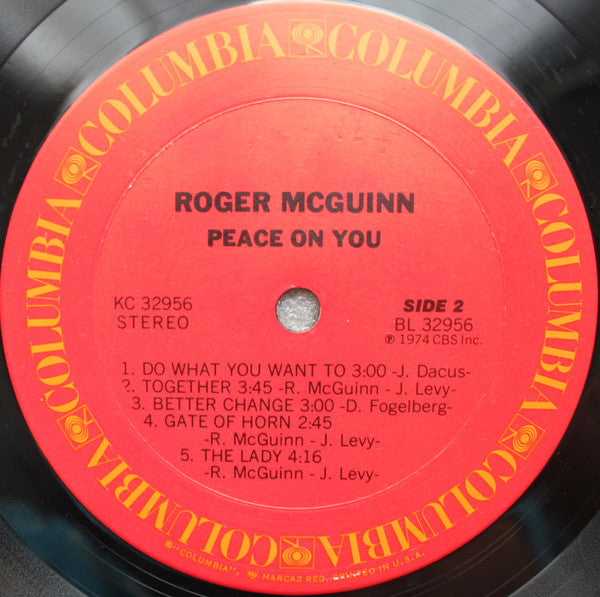 Roger McGuinn : Peace On You (LP, Album)