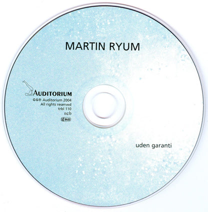 Martin Ilja Ryum : Uden Garanti (CD, Album)