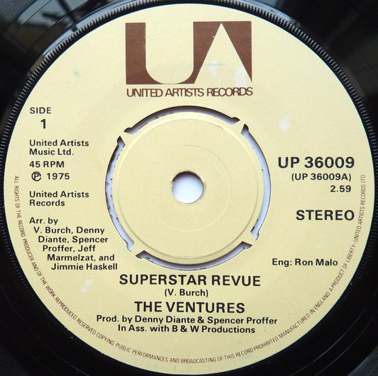 The Ventures : Superstar Revue (7", Single)