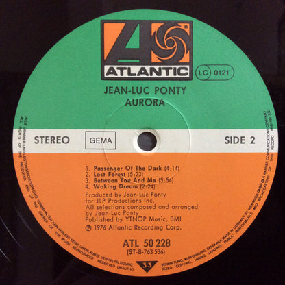 Jean-Luc Ponty : Aurora (LP, Album, RE)