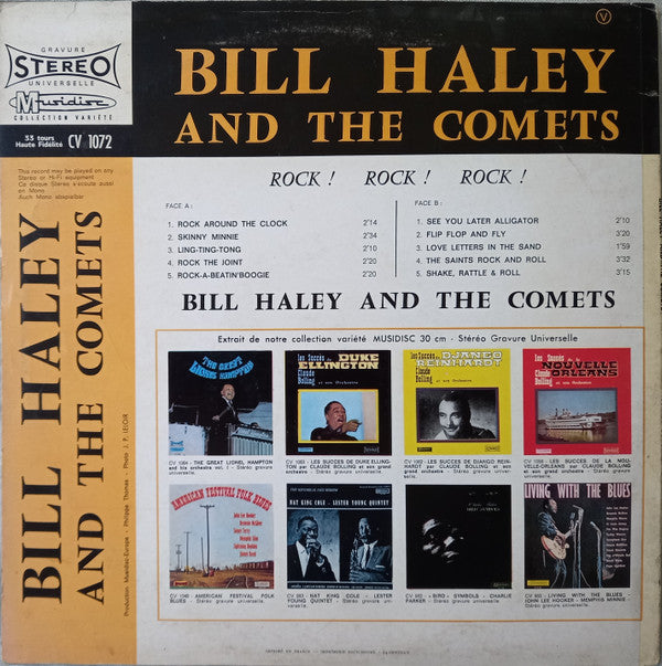 Bill Haley And His Comets : Rock! Rock! Rock! (LP, Comp)