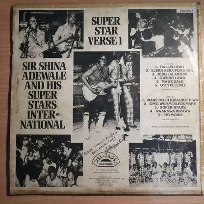 Sir Shina Adewale And His Super Stars International : Super Star Verse 1 (LP)