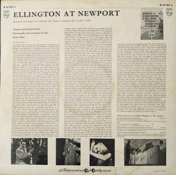 Duke Ellington And His Orchestra : Ellington At Newport (LP, Album)