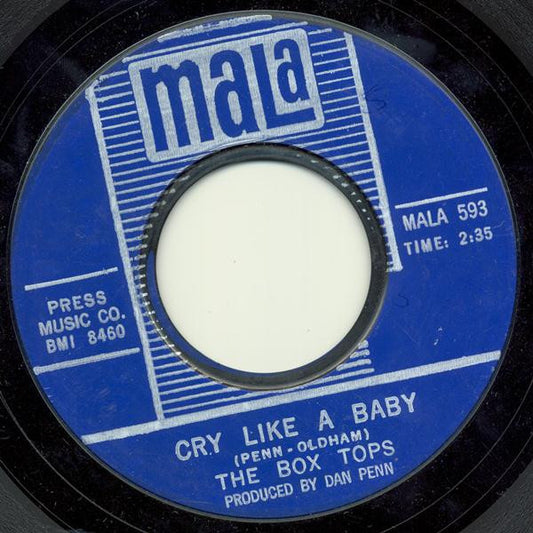 Box Tops : Cry Like A Baby (7", Single, Styrene)