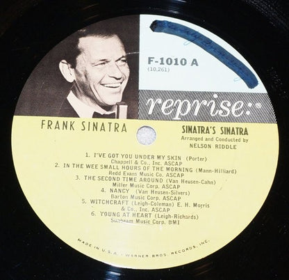 Frank Sinatra : Sinatra's Sinatra (LP, Album, Mono, Gat)