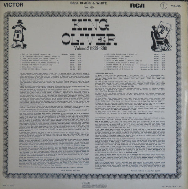 King Oliver : Volume 2 (1929 - 1930) (LP, Comp)