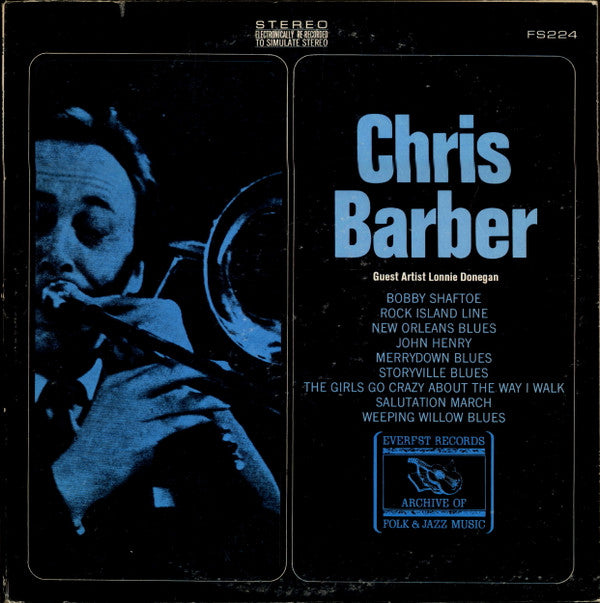 Chris Barber With Guest Artist Lonnie Donegan : Chris Barber With Guest Artist Lonnie Donegan (LP, Comp, RM)