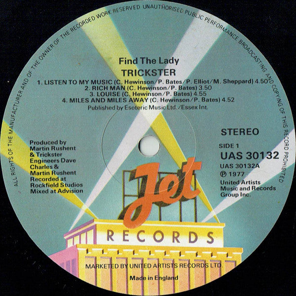 Trickster (6) : Find The Lady (LP)