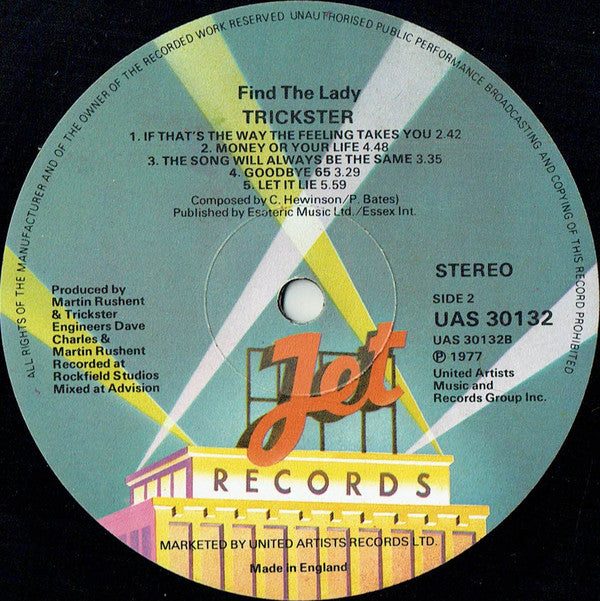 Trickster (6) : Find The Lady (LP)