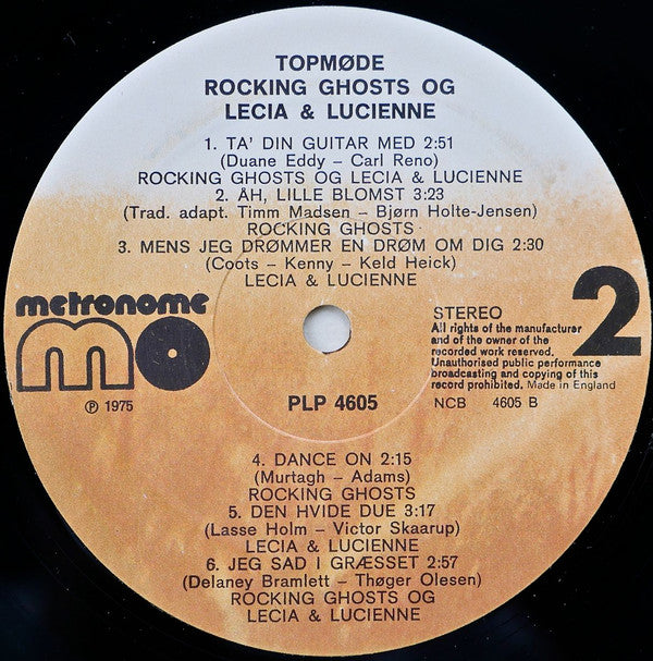 Rocking Ghosts, Lecia & Lucienne : Topmøde (LP)