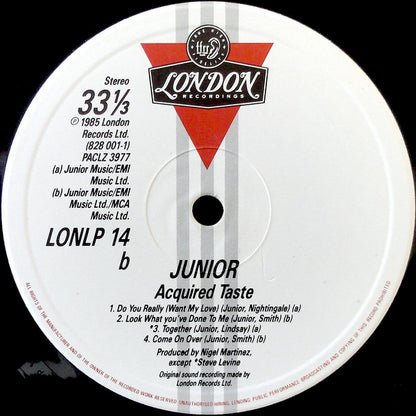 Junior (2) : Acquired Taste (LP, Album)