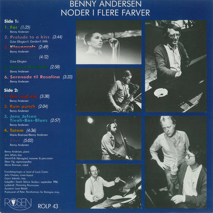 Benny Andersen : Noder I Flere Farver (LP, Album)