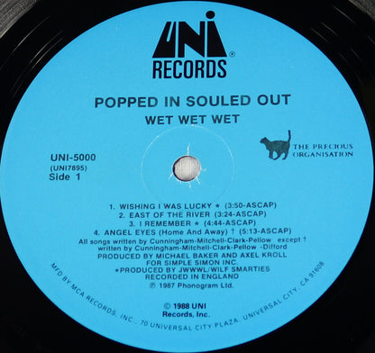 Wet Wet Wet : Popped In Souled Out (LP, Album)