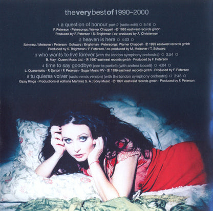 Sarah Brightman : The Very Best Of 1990-2000 (CD, Comp, Sil)