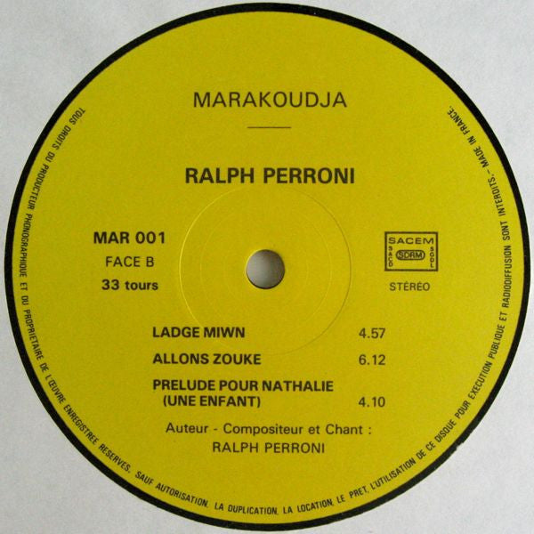 Ralph Perroni : Ralph Perroni (LP, Album)