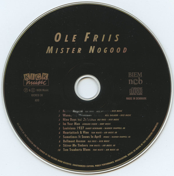 Ole Friis : Mister NoGood (CD, Album)