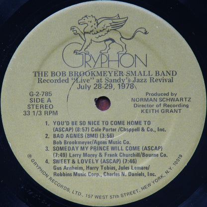 Bob Brookmeyer : The Bob Brookmeyer Small Band (2xLP, Album)