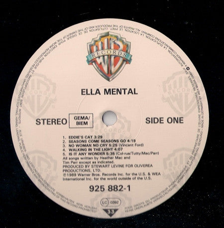 Ella Mental : Ella Mental (LP, Album)