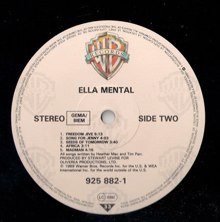 Ella Mental : Ella Mental (LP, Album)