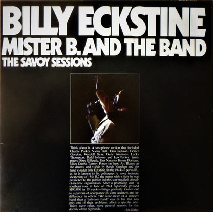 Billy Eckstine : Mister B. And The Band (The Savoy Sessions) (2xLP, Comp, Mono, RE)