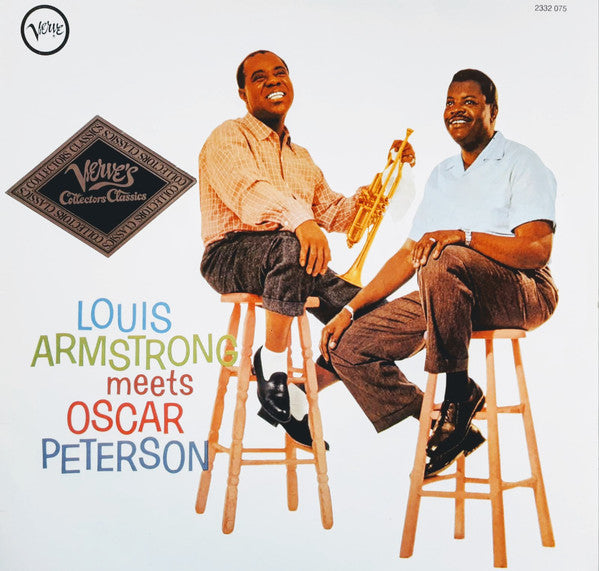 Louis Armstrong Meets Oscar Peterson : Louis Armstrong Meets Oscar Peterson (LP, Album, RE)