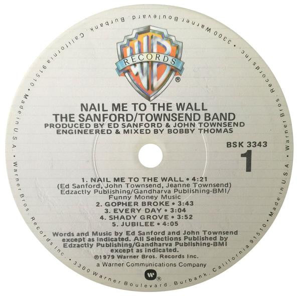 The Sanford-Townsend Band : Nail Me To The Wall (LP, Album, Jac)