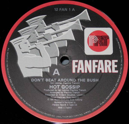 Hot Gossip : Don't Beat Around The Bush (12", Single)