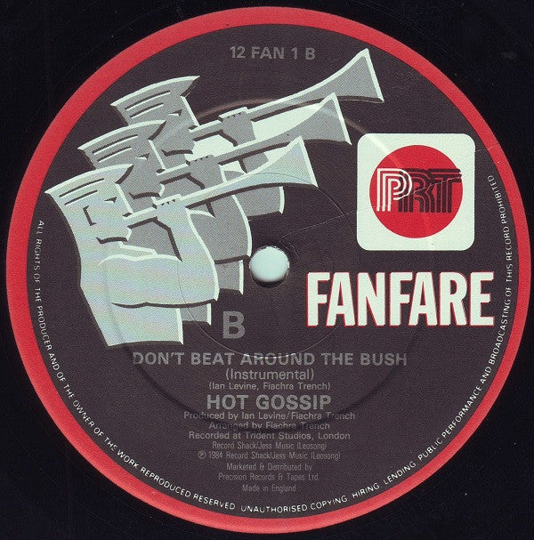 Hot Gossip : Don't Beat Around The Bush (12", Single)