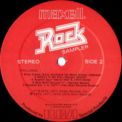 Various : Maxell Rock Sampler (LP, Comp, Ltd, Smplr)